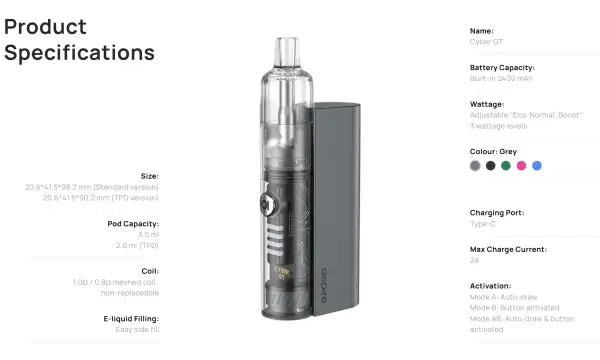 Aspire Cyber GT Pod Kit - image 17