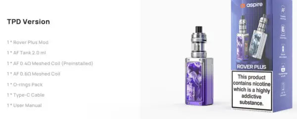 Aspire Rover Plus Vape Kit - image 18