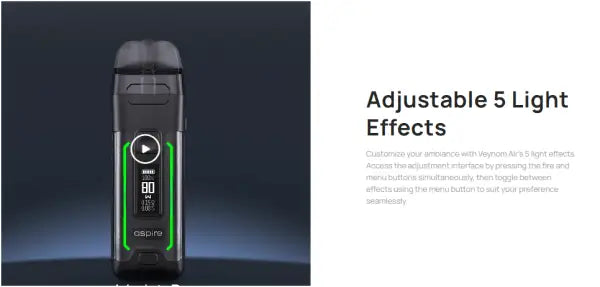Aspire Veynom Air 2800mah Pod Device - image 7