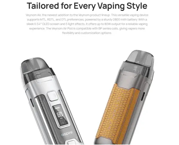 Aspire Veynom Air 2800mah Pod Device - image 2