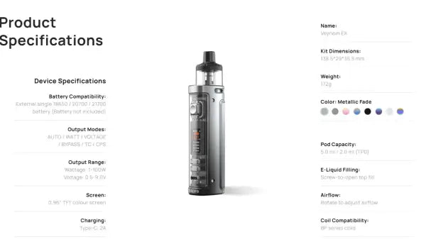 Aspire Veynom EX Kit - image 12