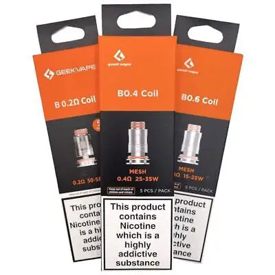 Geekvape B Coils for Aegis Boost | Nano 1.2 ohm | PACK SALE Geekvape B Coils for Aegis Boost | o 1.2 ohm | PACK SALE