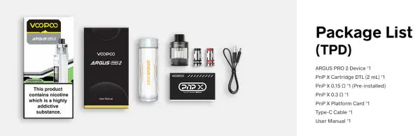 VooPoo Argus Pro 2 Vape Pod Kit - image 6